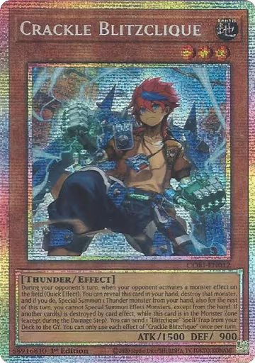 Crackle Blitzclique (Starlight Rare) (CORI-EN012), Chaos Origins — Yu-Gi-Oh! card price