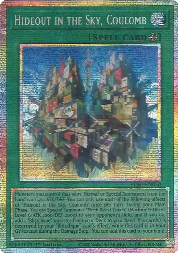 Hideout in the Sky, Coulomb (Starlight Rare) (CORI-EN050), Chaos Origins — Yu-Gi-Oh! card price