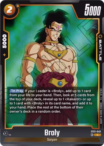 Broly - ST01-048 (ST01-048), Story Booster 01 — DB Fusion card price
