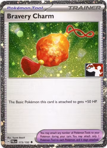 Bravery Charm - 173/193 (Cosmos Holo) (173/193), Prize Pack Series Cards — Pokémon card price