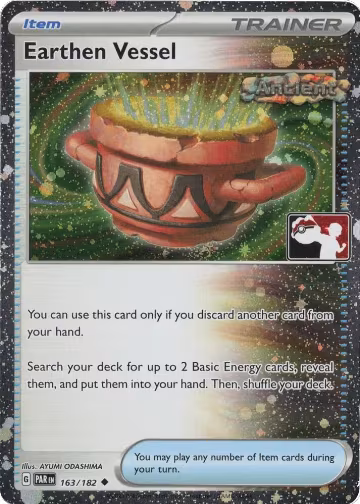 Earthen Vessel - 163/182 (Cosmos Holo) (163/182), Prize Pack Series Cards — Pokémon card price