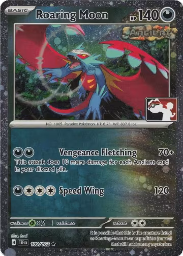 Roaring Moon - 109/162 (Cosmos Holo) (109/162), Prize Pack Series Cards — Pokémon card price