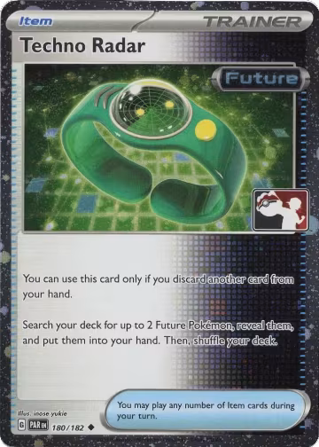 Techno Radar - 180/182 (Cosmos Holo) (180/182), Prize Pack Series Cards — Pokémon card price