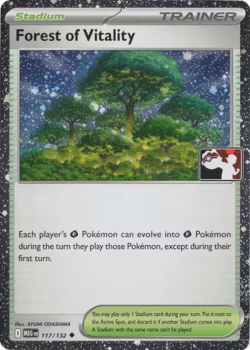 Forest of Vitality - 117/132 (Cosmos Holo) (117/132), Prize Pack Series Cards — Pokémon card price