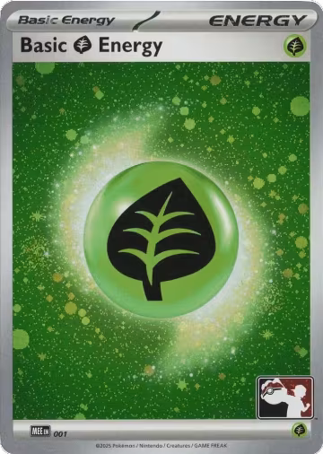 Basic Grass Energy - MEE 001 (Cosmos Holo) (001), Prize Pack Series Cards — Pokémon card price