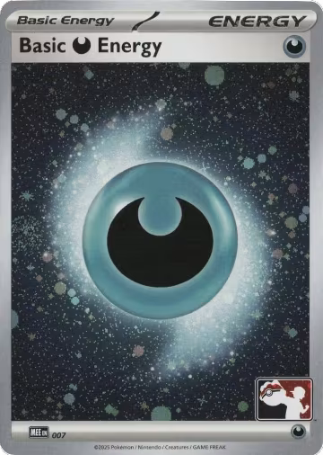 Basic Darkness Energy - MEE 007 (Cosmos Holo) (007), Prize Pack Series Cards — Pokémon card price