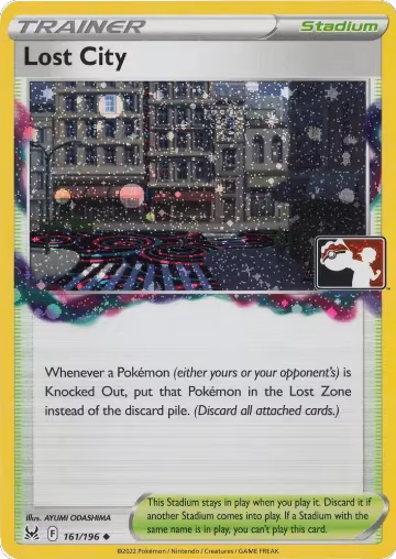 Lost City - 161/196 (Cosmos Holo) (161/196), Prize Pack Series Cards — Pokémon card price