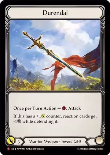 Durendal (MPW008), Mastery Pack Warrior — Flesh & Blood card price