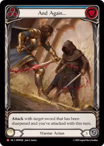 And Again... (Extended Art) (MPW028), Mastery Pack Warrior — Flesh & Blood card price