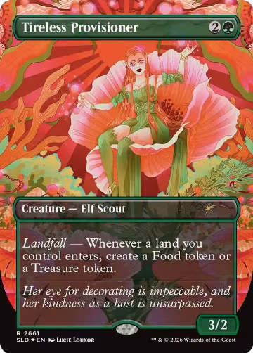 Tireless Provisioner (2661), Secret Lair Drop Series — Magic card price
