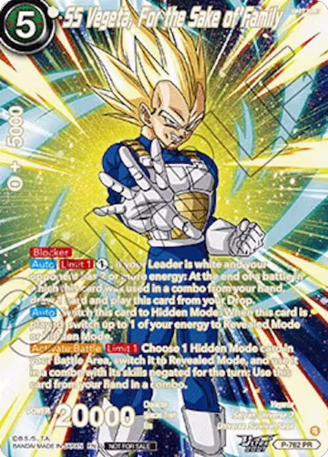 SS Vegeta, For the Sake of Family (Deluxe Pack 2026 Vol.2) (Alternate Art) (P-762), Tournament Promotion Cards — DB Super card price