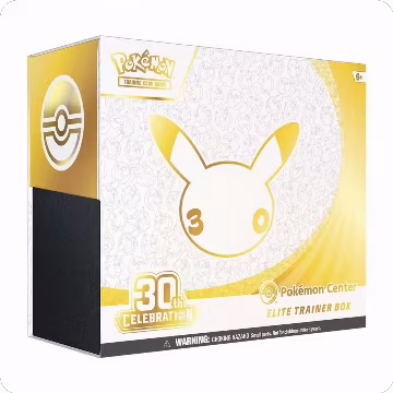 30th Celebration Pokemon Center Elite Trainer Box, 30th Celebration — Pokémon sealed product price