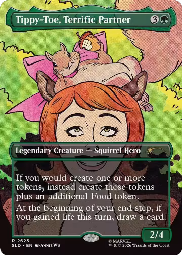 Tippy-Toe, Terrific Partner (2625), Secret Lair Drop Series — Magic card price