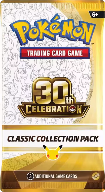 30th Celebration Classic Collection Pack, 30th Celebration — Pokémon sealed product price