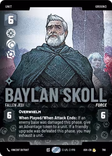 Baylan Skoll - Fallen Jedi (Prestige) (790), Ashes of the Empire — Star Wars card price