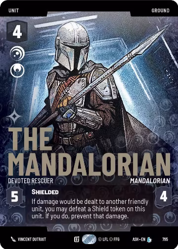 The Mandalorian - Devoted Rescuer (Prestige) (795), Ashes of the Empire — Star Wars card price