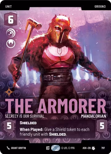 The Armorer - Secrecy is Our Survival (Prestige) (797), Ashes of the Empire — Star Wars card price