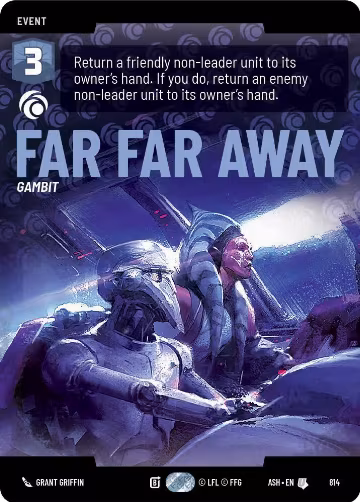 Far Far Away (Prestige) (814), Ashes of the Empire — Star Wars card price
