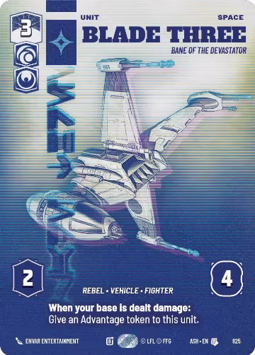 Blade Three - Bane of the Devastator (Prestige) (825), Ashes of the Empire — Star Wars card price