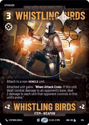 Whistling Birds (Prestige Foil) (854), Ashes of the Empire — Star Wars card price