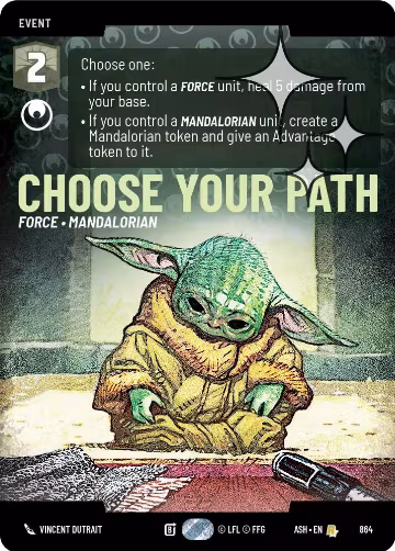 Choose Your Path (Prestige Foil) (864), Ashes of the Empire — Star Wars card price