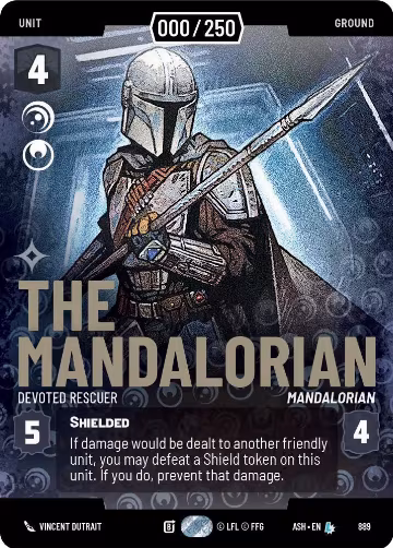 The Mandalorian - Devoted Rescuer (Serialized) (889), Ashes of the Empire — Star Wars card price