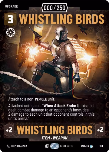 Whistling Birds (Serialized) (901), Ashes of the Empire — Star Wars card price