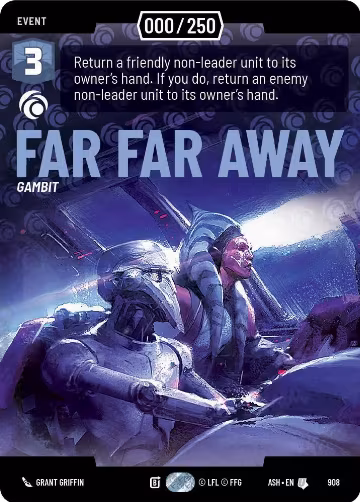 Far Far Away (Serialized) (908), Ashes of the Empire — Star Wars card price