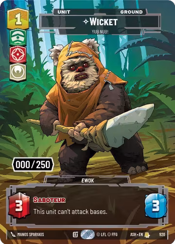 Wicket - Yub Nub! (Serialized) (920) — card price