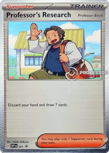 Professor's Research [Professor Birch] - 221 (221), Professor Program Promos — Pokémon card price