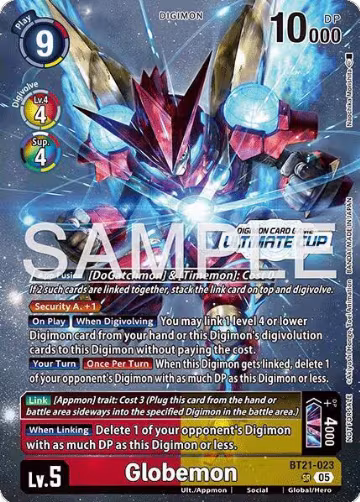 Globemon (Ultimate Cup 26-27 Season 2) (BT21-023 SR), World Convergence — Digimon card price