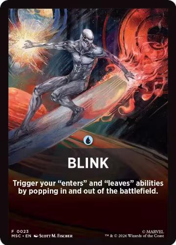 Blink Theme Card (23), Commander: Marvel Super Heroes — Magic card price