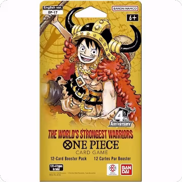 The World's Strongest Warriors Sleeved Booster Pack, The World's Strongest Warriors — One Piece sealed product price