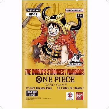 The World's Strongest Warriors Booster Pack, The World's Strongest Warriors — One Piece sealed product price