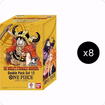 Double Pack Set Vol. 12 Display, The World's Strongest Warriors — One Piece sealed product price