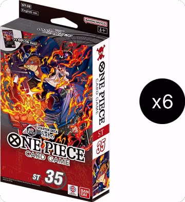 Starter Deck 35: RED/BLACK Sabo Display, ST-35: Starter Deck 35 RED/BLACK Sabo — One Piece sealed product price