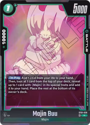 Majin Buu (ST01-028), Story Booster 01 — DB Fusion card price