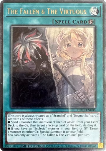 The Fallen & The Virtuous (UP01-EN006) — card price