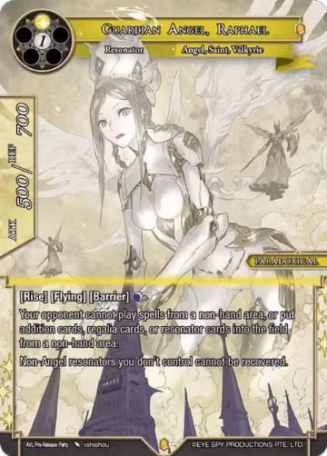Guardian Angel, Raphael (AVL Pre-Release Party), Promo Cards — Force of Will card price