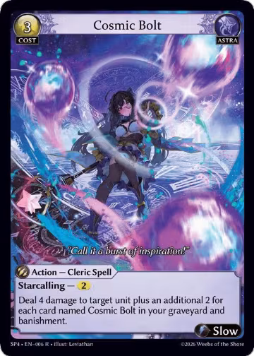 Cosmic Bolt (Curio Foil) (006), Supporter Pack 4 — Grand Archive card price