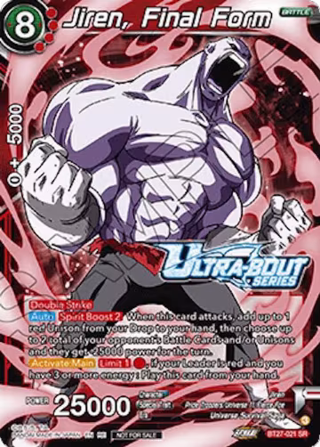 Jiren, Final Form (Event Pack 19) (BT27-021), Tournament Promotion Cards — DB Super card price