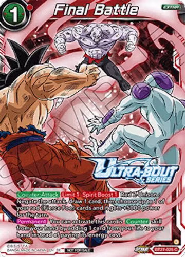 Final Battle (Event Pack 19) (BT27-025), Tournament Promotion Cards — DB Super card price