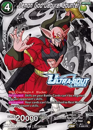 Demon God Dabura, Counter (Event Pack 19) (P-680), Tournament Promotion Cards — DB Super card price