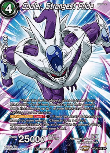 Cooler, Strongest Pride (Premium Alt-Art Set 2026 Vol.2) (BT26-128), Tournament Promotion Cards — DB Super card price