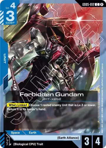 Forbidden Gundam (GD05-012), Freedom Ascension — Gundam card price
