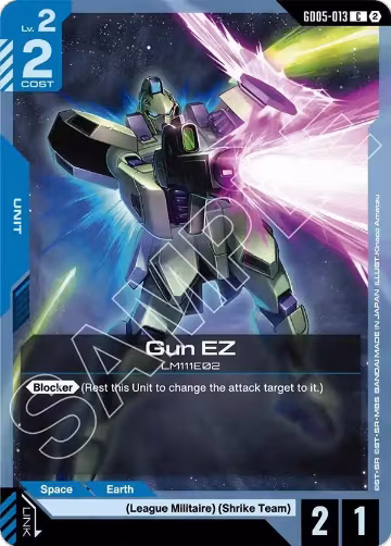 Gun EZ (GD05-013), Freedom Ascension — Gundam card price