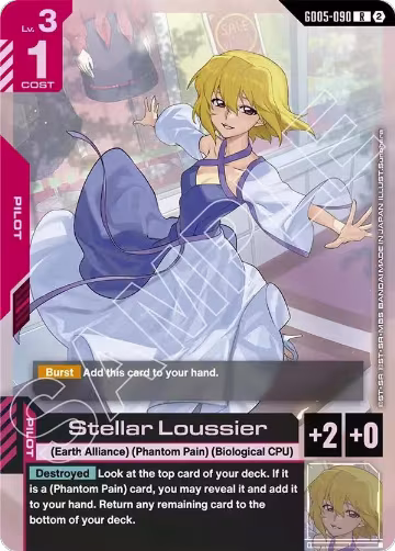 Stellar Loussier (GD05-090), Freedom Ascension — Gundam card price