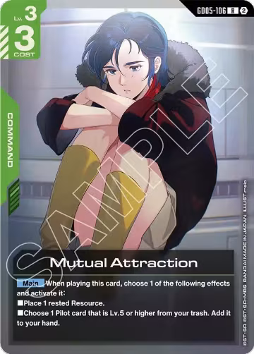 Mutual Attraction (GD05-106), Freedom Ascension — Gundam card price