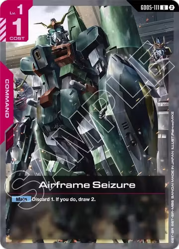Airframe Seizure (GD05-111), Freedom Ascension — Gundam card price