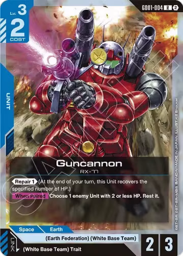 Guncannon (GD01-004), Deck Build Box Freedom Ascension — Gundam card price